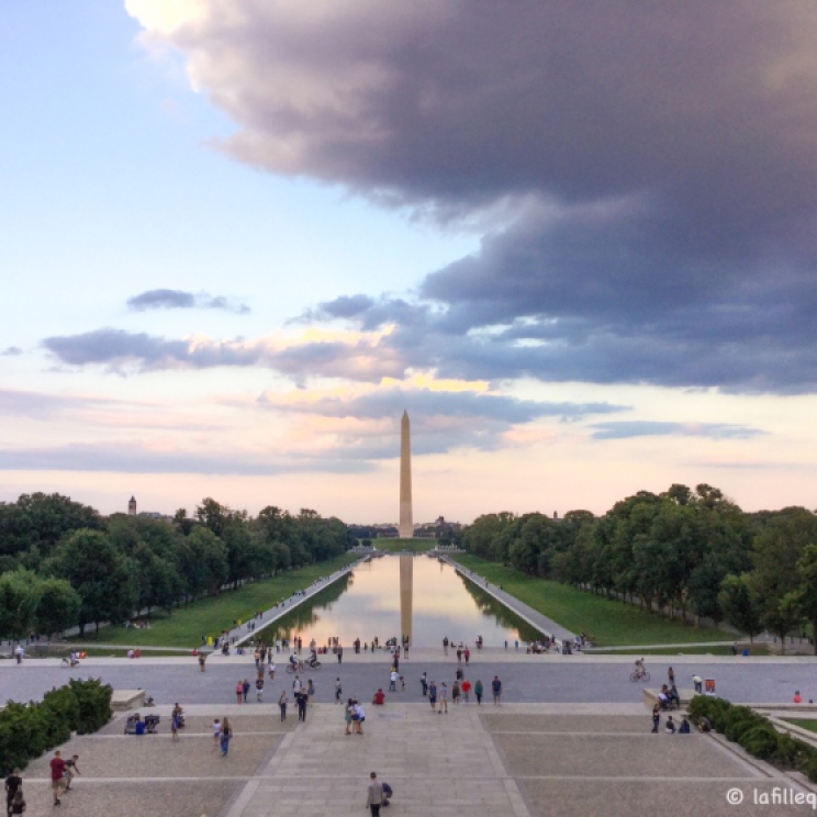 Washington Monument et le Lincoln Memorial Reflecting Pool